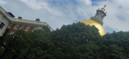 golden dome of the university